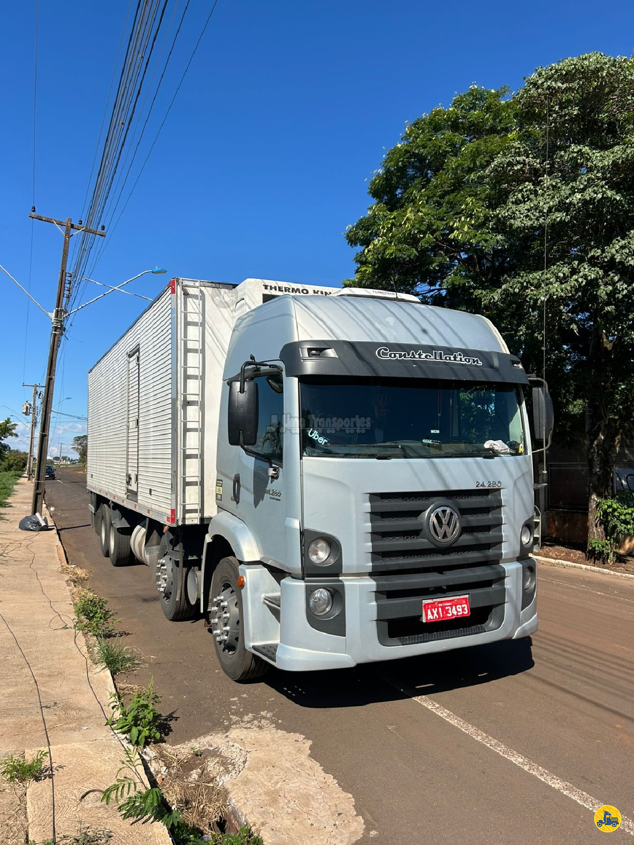 CAMINHAO VOLKSWAGEN VW 24280 Baú Gancheiro BiTruck 8x2 J Lima Transportes CAMBIRA PARANÁ PR